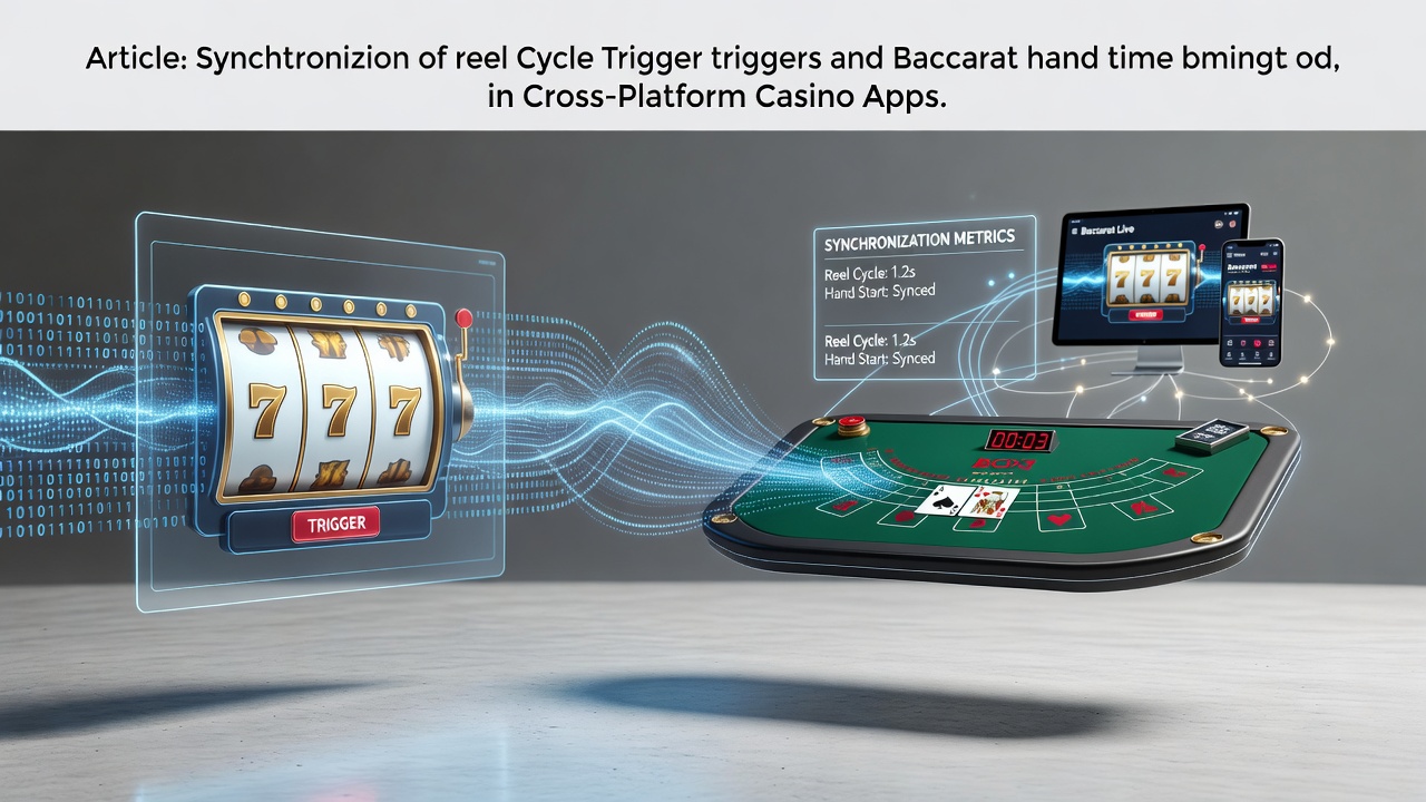 Visualisierung von synchronisierten Reel-Zyklen und Baccarat-Hand-Timings in mobilen Casino-Apps