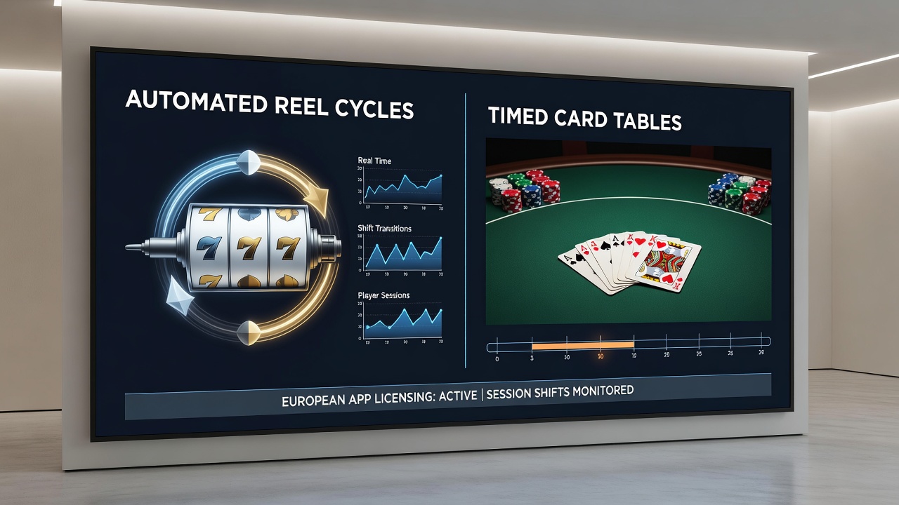 Grafik zu Übergangsmustern in EU-regulierten Casino-Apps